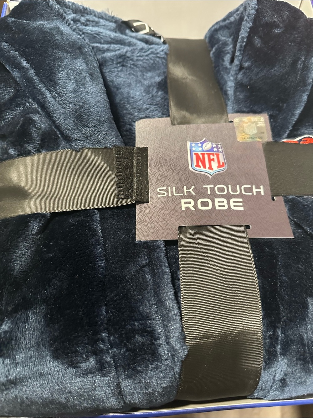 NFL Bears Touch Robe - Navy Blue Large